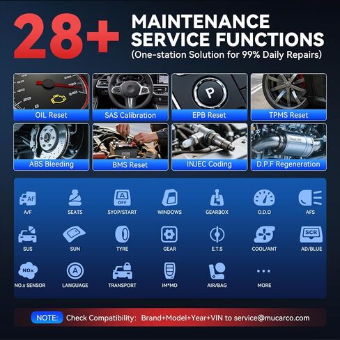 أداة المسح الضوئي ثنائية الاتجاه MUCAR VO6، ماسح ضوئي تشخيصي كامل للأنظمة obd2، ماسح ضوئي تشخيصي للسيارات للسيارة، 28+ قارئ رمز الخدمات، CAN FD، FCA/AutoAuth، تحديث مجاني مدى الحياة = بدون اشتراكات in Kuwait