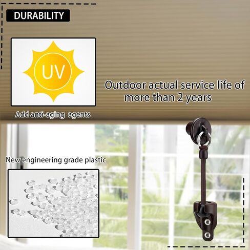 مجموعة أدوات بنجي بديلة لجزء الظل الدوار من Coolaroo وربطات عنق للغطاء النهائي لظلال الشمس الخارجية من Coolaroo جزء بديل لظلال الشمس الخارجية من Coolaroo in Kuwait