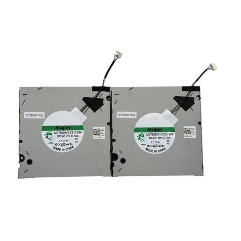 Laptop CPU Cooling Fan for 7670 7680 P114F DC28000Y4SL MG75090V1-C310-S9A 0MFWHG DC5V 0.70A 7.7CFM(1pcs) in Saudi Arabia