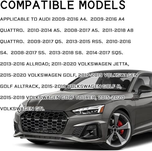 غطاء غاز، غطاء خزان الوقود لسيارة Volkswagen Audi A4 A5 A8، بديل OEM 5C0201550T 5Q0201550L 8K0201550N، غطاء وقود السيارة متوافق مع VW Jetta Golf Alltrack R SportWagen (قطعة واحدة) in Kuwait