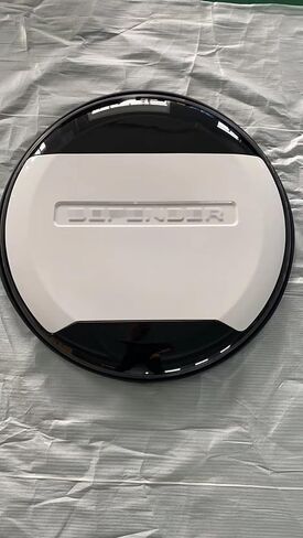 Plastic Fuji White Spare Tire Cover Portecor Fits for Defender 90 110 130 2020 2021 2022 2023 2024 2025 in Saudi Arabia