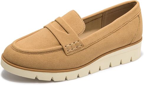 أحذية BENEKER النسائية المريحة سهلة الارتداء كاجوال من جلد البولي يوريثان والجلد السويدي أحذية عمل مسطحة للمكتب والعمل والسفر والارتداء اليومي in Kuwait