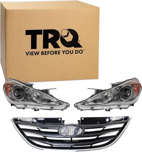 TRQ Lighting Kit HY1200162 HY2502159 HY2503159 Compatible with 2011-2014 Hyundai Sonata in Saudi Arabia