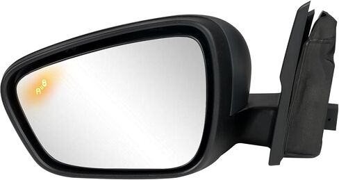 Right Passenger Side Mirror Assembly Compatible with Ford Escape 2020-2025, Dual Power-Adjustable Glass with Heated Function & Blind Spot Mirror, Replaces LJ6Z17682AFT (7-Pin Unpainted) in Saudi Arabia