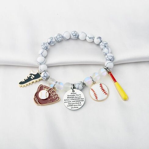 BNQL Baseball Bracelet Gifts Baseball Team Gifts for Sports Lover Fans Women Player Bracelet in Saudi Arabia