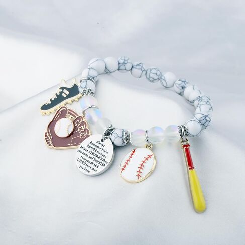 BNQL Baseball Bracelet Gifts Baseball Team Gifts for Sports Lover Fans Women Player Bracelet in Saudi Arabia
