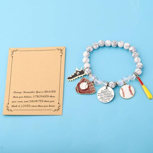 BNQL Baseball Bracelet Gifts Baseball Team Gifts for Sports Lover Fans Women Player Bracelet in Saudi Arabia
