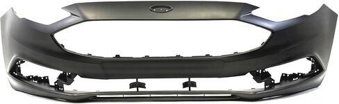 FitParts Compatible With Front Bumper Cover 2017-2018 Ford Fusion S SE Titanium Hybrid Energi Sedan 17-18. New, Primed and Ready for Paint. W/o Tow Hook Hole. HS7Z17D957APTM FO1000718 in Saudi Arabia