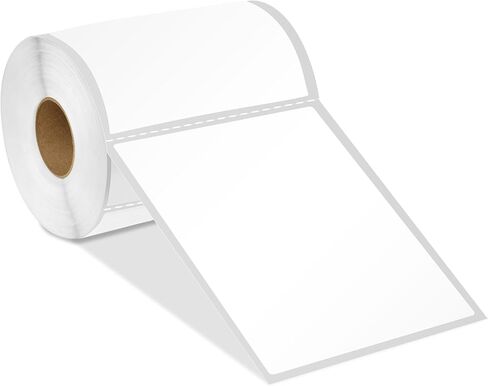 Spartan Industrial - 4" X 6" Direct Thermal Shipping Labels (10 Rolls, 250/Roll) Compatible with Rollo, Zebra, and Other Desktop Label Printers in Saudi Arabia