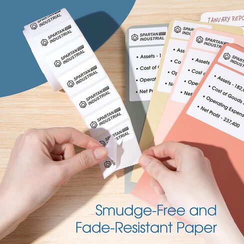 Spartan Industrial - 4" X 6" Direct Thermal Shipping Labels (10 Rolls, 250/Roll) Compatible with Rollo, Zebra, and Other Desktop Label Printers in Saudi Arabia