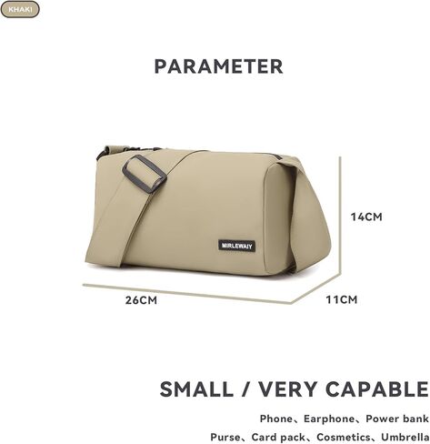 Small Travel Duffel Bag Waterproof Gym Bag for Gym Beach Swim Bag Men Women Duffle Bag Lightweight Oxford Cloth Sports Bag Khaki in Saudi Arabia