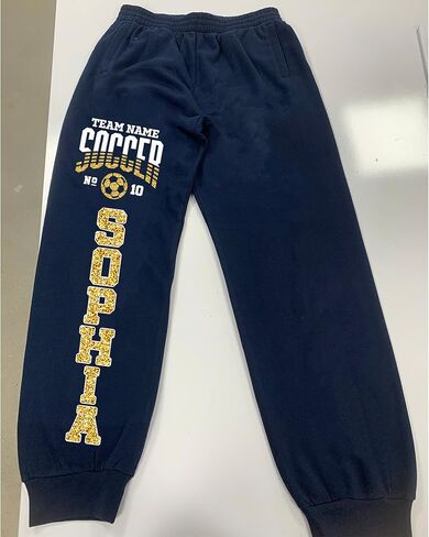 Custom Soccer Mom Sweatpants for Women, Soft Casual Athletic Lounge Pants, Gift for Soccer Moms, Sports Mom Gift in Saudi Arabia