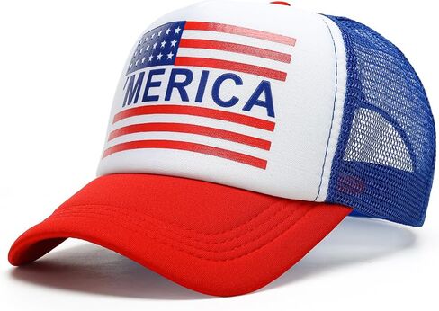 Baseball Caps 4th of July Fourth of July Accessories Outfits for Women USA Hat Trucker Hat 4th of July Accessories for Women Multicolor in Saudi Arabia
