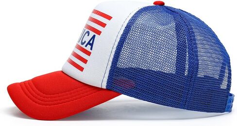 Baseball Caps 4th of July Fourth of July Accessories Outfits for Women USA Hat Trucker Hat 4th of July Accessories for Women Multicolor in Saudi Arabia