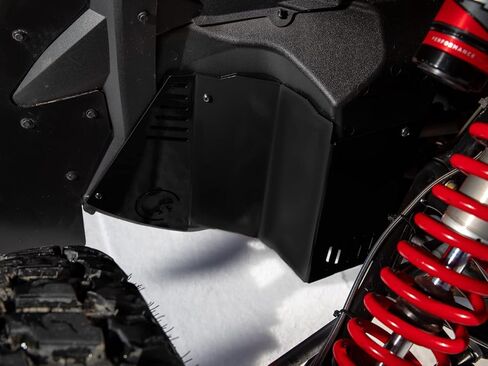 SuperATV Inner Fender Guards Compatible with Honda Talon 1000 Models | See Fitment | Black UV Resistant Powder Coating | Heavy Duty 1/8" Aluminum Plating in Saudi Arabia