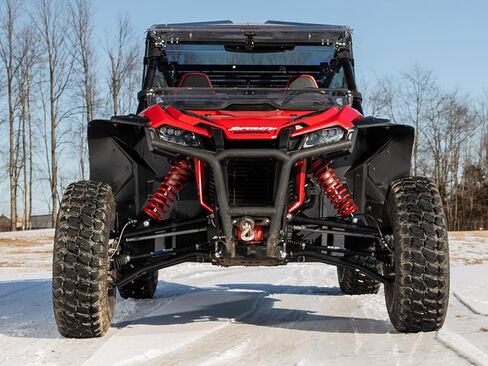 SuperATV Inner Fender Guards Compatible with Honda Talon 1000 Models | See Fitment | Black UV Resistant Powder Coating | Heavy Duty 1/8" Aluminum Plating in Saudi Arabia
