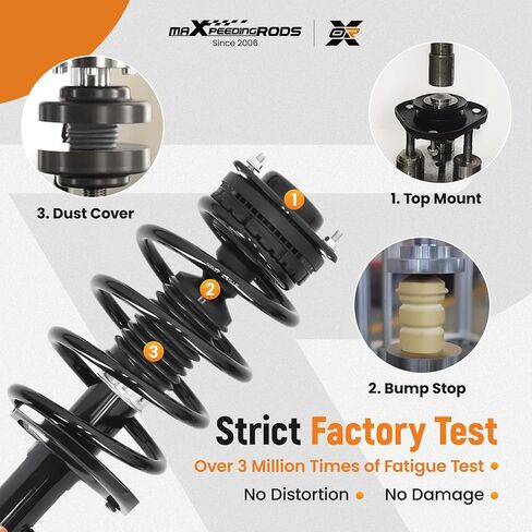 maXpeedingrods 171128L 171128R Front Strut for Dodge Grand Caravan SE SXT 2008-2020 Chrysler Town & Country LX LIMITED 2008-2016, Pair Shock Absorber Strut w/Coil Spring Assembly in Saudi Arabia