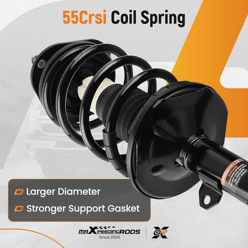 maXpeedingrods 172116 172117 Front Strut for Toyota Matrix AWD FWD 2003-2008 Pontiac Vibe AWD FWD 2003-2008, Complete Shock Absorber Strut with Coil Spring Assembly, 2Pc in Saudi Arabia