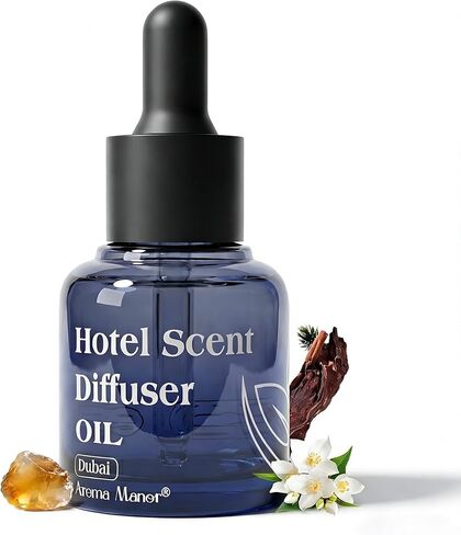 Hotel Fragrance Diffuser - Dubai Essential Oils Scent - Luxury Hotel Inspired Home Aromatherapy Diffuser Oil - Galbanum, Sandalwood, Musk - for Diffuser, Humidifier, Ultrasonic, Reed - 150ML in Saudi Arabia