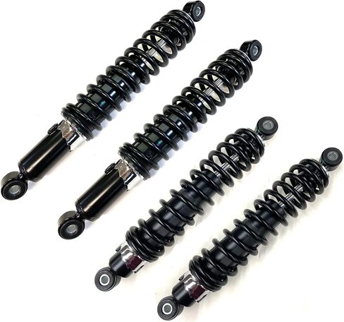 مجموعة كاملة من DTA مكونة من 4 ممتصات صدمات ملفوفة متوافقة مع 1986-1989 Honda Fourtrax 350، Foreman 350 - TRX350 4x4، TRX350D 4x4. مع مفتاح البراغي، يستبدل OEM # 51400-HA7-771 52400-HA7-771 in Saudi Arabia