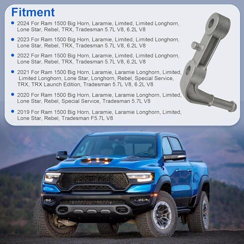 Rear Left Exhaust Bracket Muffler Support Assembly Driver Side 68275662AB for Ram 1500 5.7L 6.2L 2019-2024 (Left) ， in Saudi Arabia