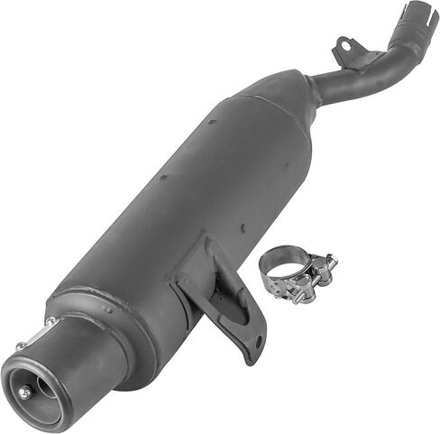 Caltric Exhaust Muffler Compatible with Honda Trx250X Trx 250X Fourtrax 250 2X4 1987-1992 in Saudi Arabia
