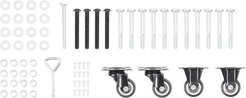 حامل لفافة رف تخزين من الفينيل - عربة لف حامل وسائط فولاذية شديدة التحمل مكونة من 16 لفة، 1200 رطل مطلية بمسحوق أسود 27.3 × 27.4 × 16.9 بوصة in Kuwait