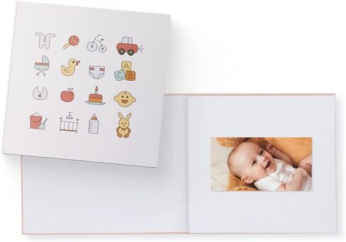 Heirloom Video Book - 5" HD Screen for Custom Memory Gift - Wedding Birthday Anniversary - 20 Min Video Photo Keepsake - USB Rechargeable - Wedding in Saudi Arabia