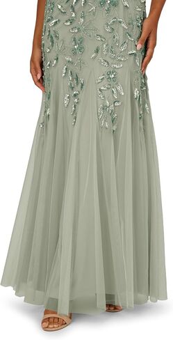 Adrianna Papell Bead Cape Dress Set in Saudi Arabia