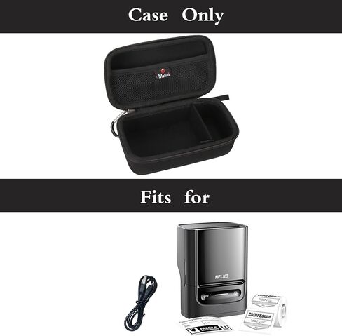 Mchoi Hard Storage Case Fits for Nelko PM220S Label Maker PM220 Portable Handheld Label Printer, Storage Holder for USB Cable and Batteries Accessories, Case Only in Saudi Arabia