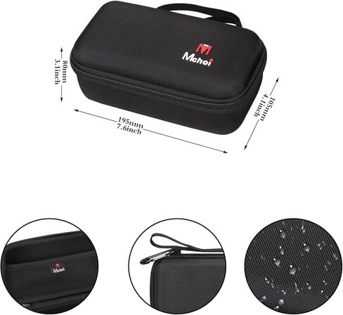 Mchoi Hard Storage Case Fits for Nelko PM220S Label Maker PM220 Portable Handheld Label Printer, Storage Holder for USB Cable and Batteries Accessories, Case Only in Saudi Arabia