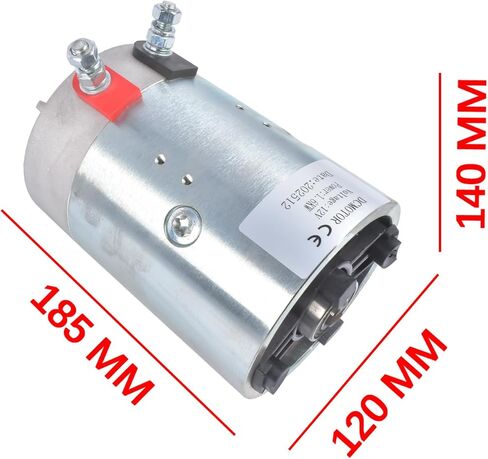 GELUOXI 12V Pump Motor 2 Post Double Bearing Replacement for Snow Plow HYD01563 HYD1563 HYD09328 in Saudi Arabia