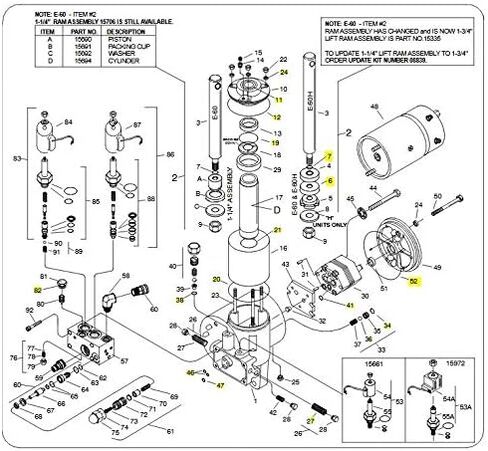 NEW SNOW PLOW MASTER SEAL KIT FITS MEYER E-60 15705 in Saudi Arabia
