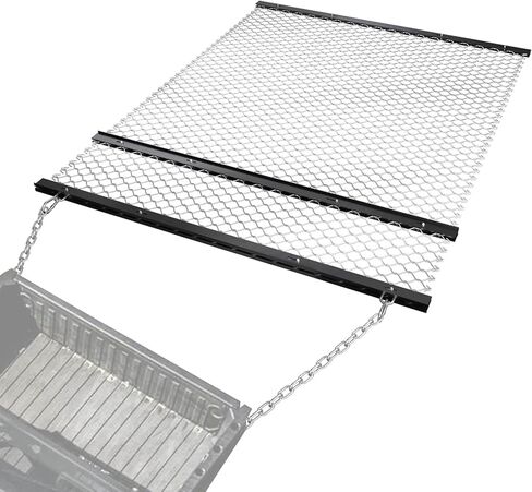 FAHKNS 4' x 5' Drag Harrow, Rust-Resistant Chain Driveway Grader with Front and Rear Ttrays, Heavy Duty Field Leveler, UTV Tractor Attachment for Landscape Leveling Gravel Driveway Farm Field Garden in Saudi Arabia