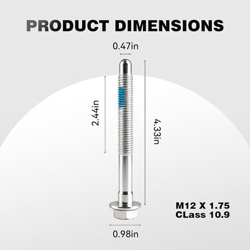 4-Pack Cab Body Assembly Mount Cushion Bolt Compatible with 1999-2005 Chevy Silverado GMC Sierra 1500 2500 3500, Suburban, Tahoe, Yukon, Cadillac Escalade, # 11516868 15704260 in Kuwait