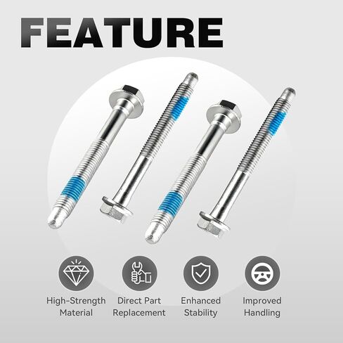 4-Pack Cab Body Assembly Mount Cushion Bolt Compatible with 1999-2005 Chevy Silverado GMC Sierra 1500 2500 3500, Suburban, Tahoe, Yukon, Cadillac Escalade, # 11516868 15704260 in Kuwait