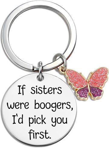 هدايا الأخوات من هدايا سلسلة المفاتيح الأخت للأخوات البالغات، هدية عيد الميلاد للنساء الشقيقات من الأخ عيد الحب وعيد الأم in Kuwait