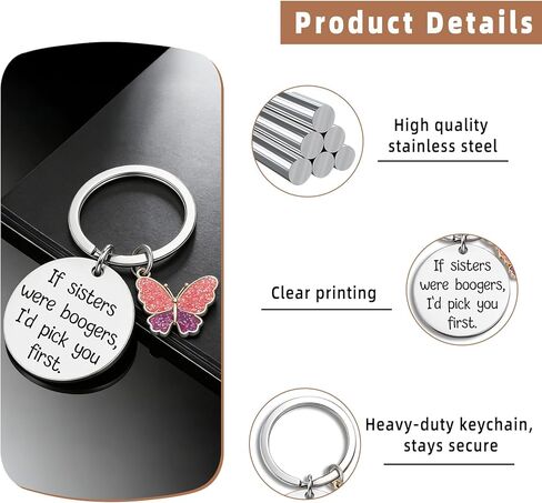 هدايا الأخوات من هدايا سلسلة المفاتيح الأخت للأخوات البالغات، هدية عيد الميلاد للنساء الشقيقات من الأخ عيد الحب وعيد الأم in Kuwait