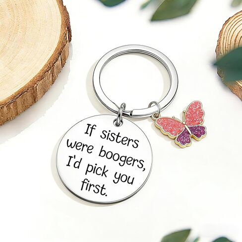 هدايا الأخوات من هدايا سلسلة المفاتيح الأخت للأخوات البالغات، هدية عيد الميلاد للنساء الشقيقات من الأخ عيد الحب وعيد الأم in Kuwait