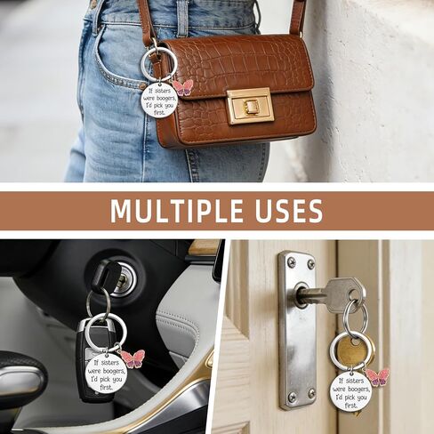 هدايا الأخوات من هدايا سلسلة المفاتيح الأخت للأخوات البالغات، هدية عيد الميلاد للنساء الشقيقات من الأخ عيد الحب وعيد الأم in Kuwait