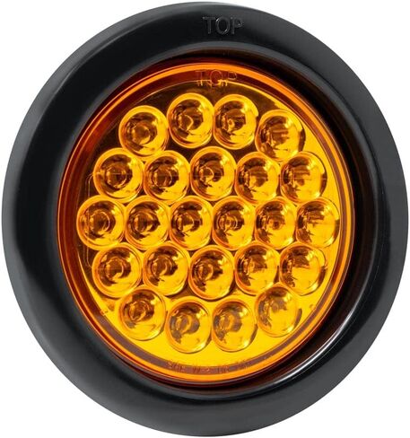 Pro LED ST40A 4" Round 24 Amber LED's Strobe Light, Replaces Buyers Products SL40AR - 12-24 Volt DC (Can Be Used On Both 12 & 24 Volt Systems) in Saudi Arabia