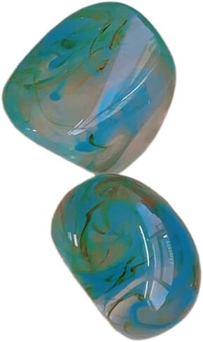 2Pcs Black and White Chunky Square Acrylic Ring Set, Stacked Bohemia Sky Blue Wide Resin Rings for Women Trendy Simple Oversized Statement Jewelry Gift in Kuwait