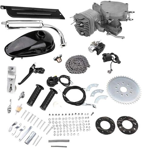 TDPRO Upgraded 2-Stroke 50CC Motorized Bicycle Gas Engine Motor Kit Complete Petrol Cycle Motor Set in Saudi Arabia