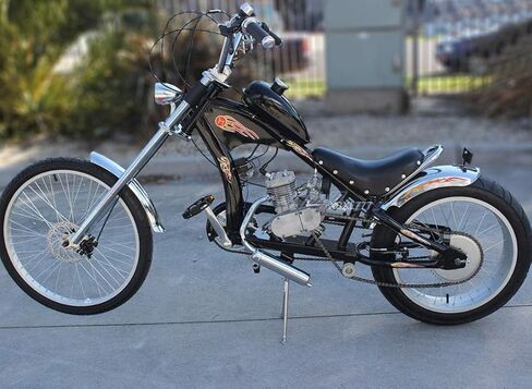 TDPRO Upgraded 2-Stroke 50CC Motorized Bicycle Gas Engine Motor Kit Complete Petrol Cycle Motor Set in Saudi Arabia