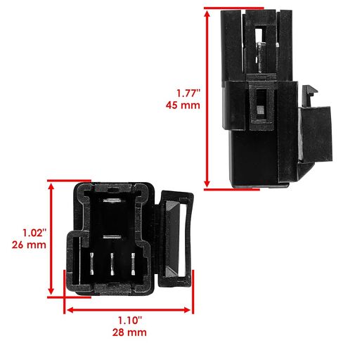 Caltric Starter Relay Compatible with Yamaha 5DM-81950-01-00 5DM-81950-00-00 in Saudi Arabia