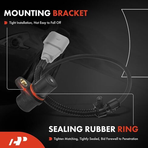 A-Premium Engine Crankshaft Position Sensor Compatible with Audi Q7 2007-2010 & Volkswagen Touareg 2007-2010, EuroVan 2001-2003, R32 2004, 2.8L 3.2L 3.6L, Replace# 022957147A in Saudi Arabia