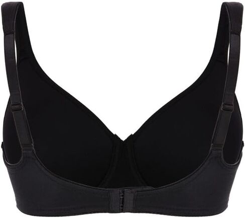 Conturelle Women's Pure Balance Molded Spacer Underwire Bra, 206201, Black, 38D in Saudi Arabia