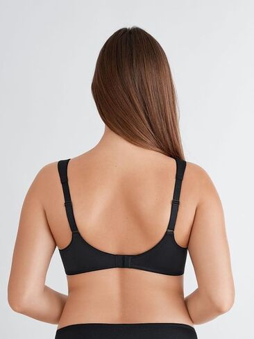 Conturelle Women's Pure Balance Molded Spacer Underwire Bra, 206201, Black, 38D in Saudi Arabia