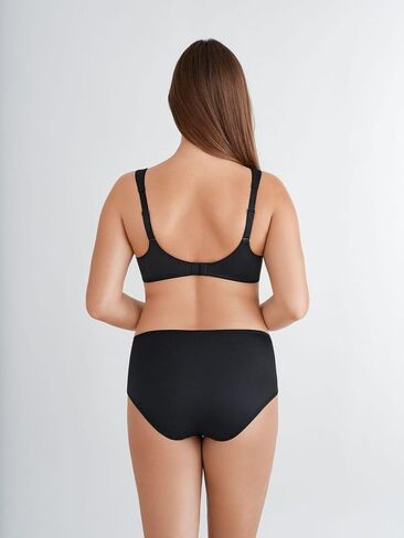 Conturelle Women's Pure Balance Molded Spacer Underwire Bra, 206201, Black, 38D in Saudi Arabia