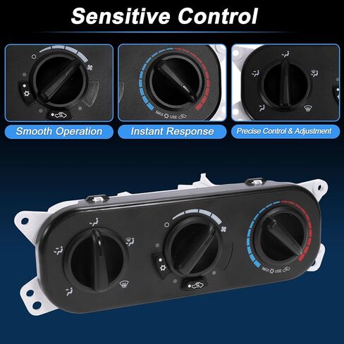 لوحة وحدة تبديل سخان التحكم في المناخ لسيارة جيب رانجلر 3.8L 2007 2008 2009 2010 HVAC وحدة درجة حرارة المناخ رقم 55111841AE/55111841AB/55111841AC in Kuwait